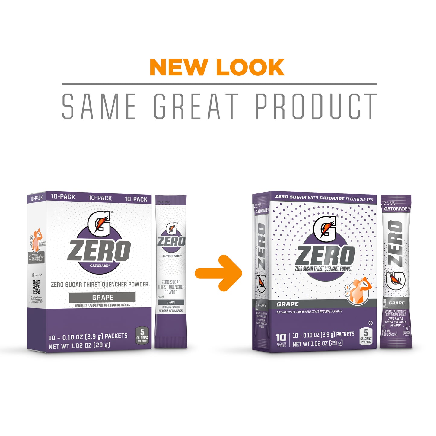 Gatorade Zero Powder Grape | 120 pack