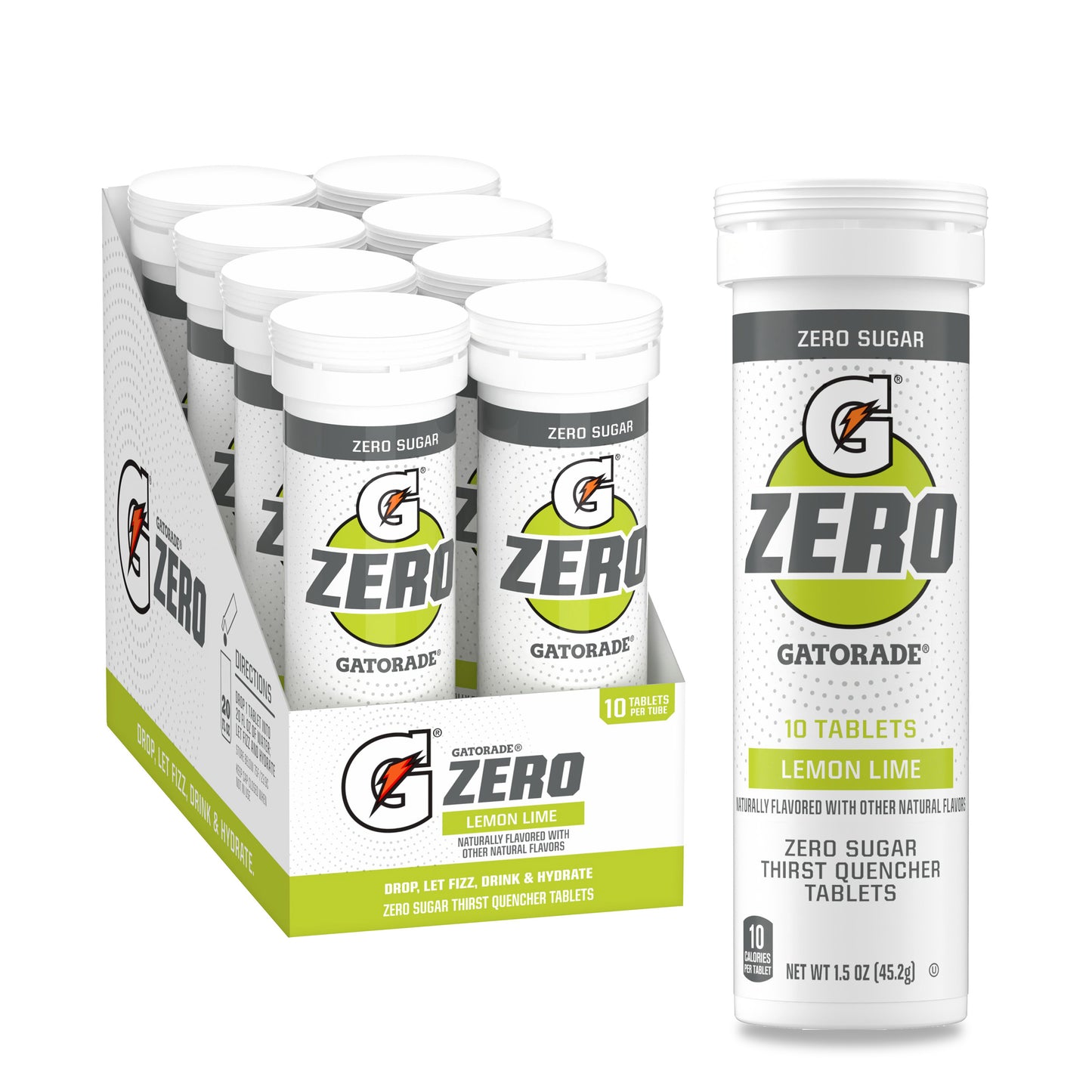 Gatorade Zero Tablets Lemon Lime | 8 pack
