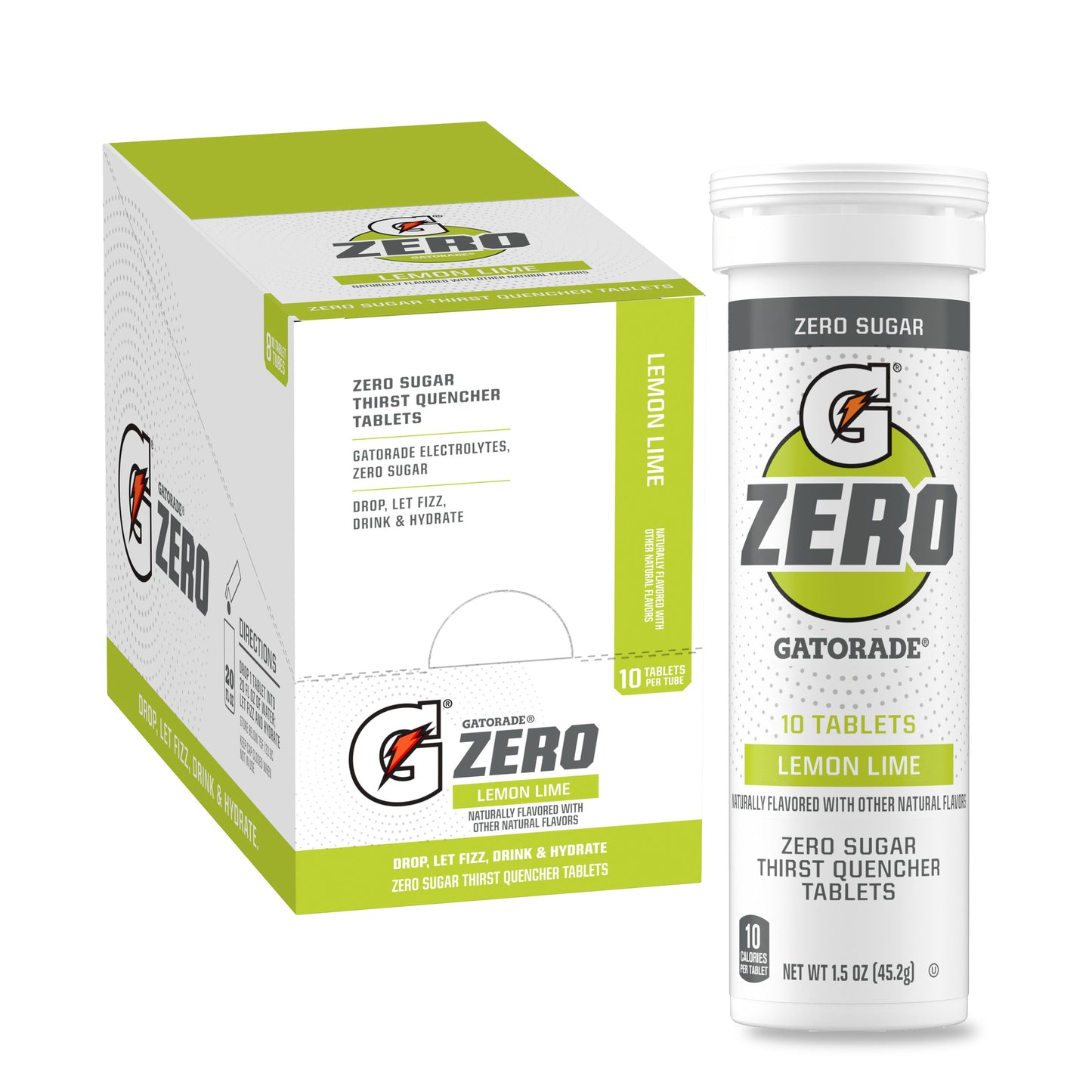 Gatorade Zero Tablets Lemon Lime | 8 pack